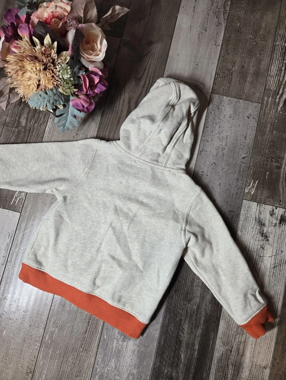 Gymboree Cream Fox Hooded Sweater Toddler Boys 2T–3T